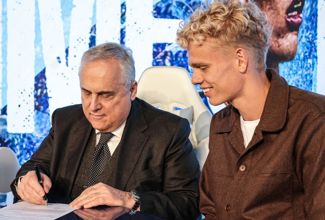 Provstgaard e Claudio Lotito