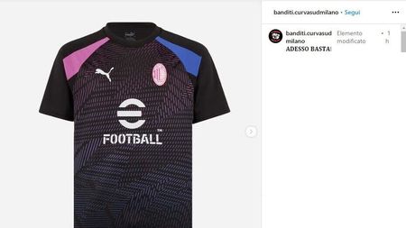 Maglia Milan e furia tifosi pre Derby di Milano