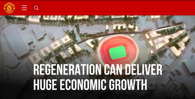 Manchester United, pubblicate le foto di quello che sarà il 'New Trafford'