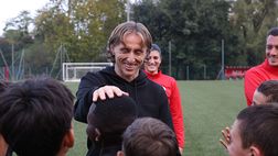 Un martedì speciale: tutte le foto di Modric nel vivaio rossonero del Vismara