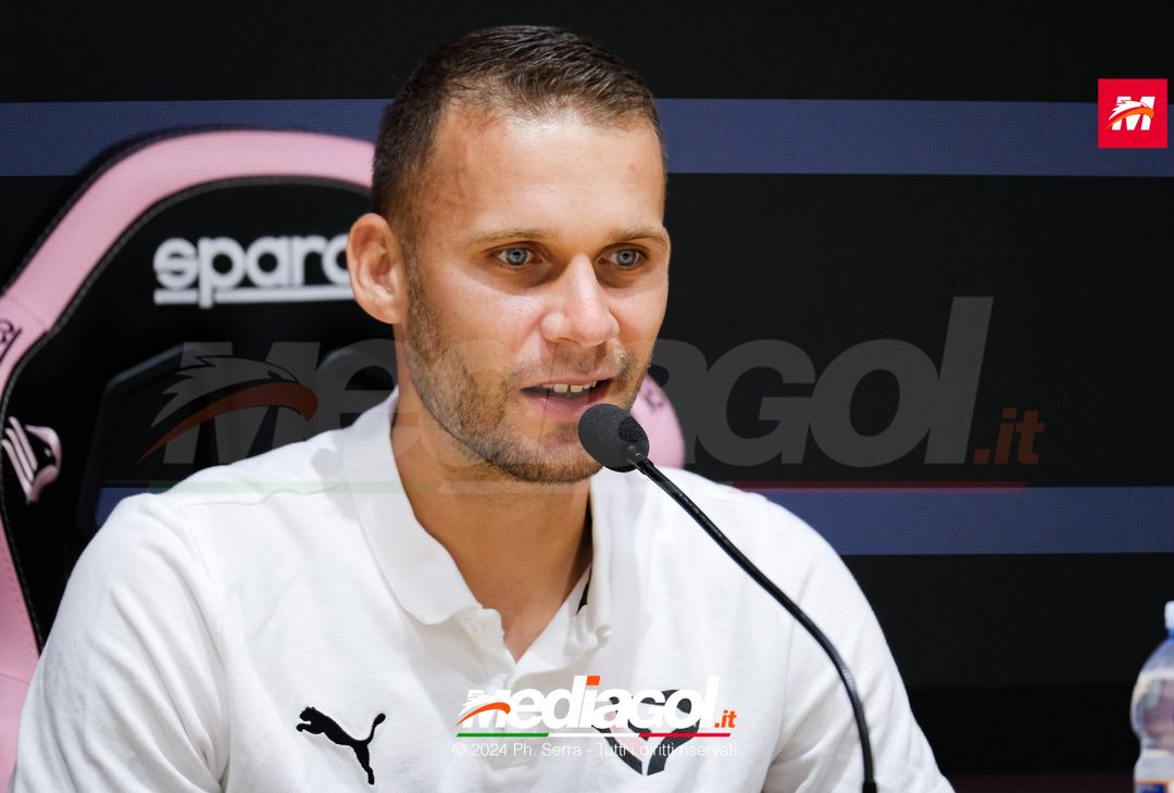 FOTO PALERMO, la presentazione di Alexis Blin in conferenza stampa (Gallery) - immagine 3