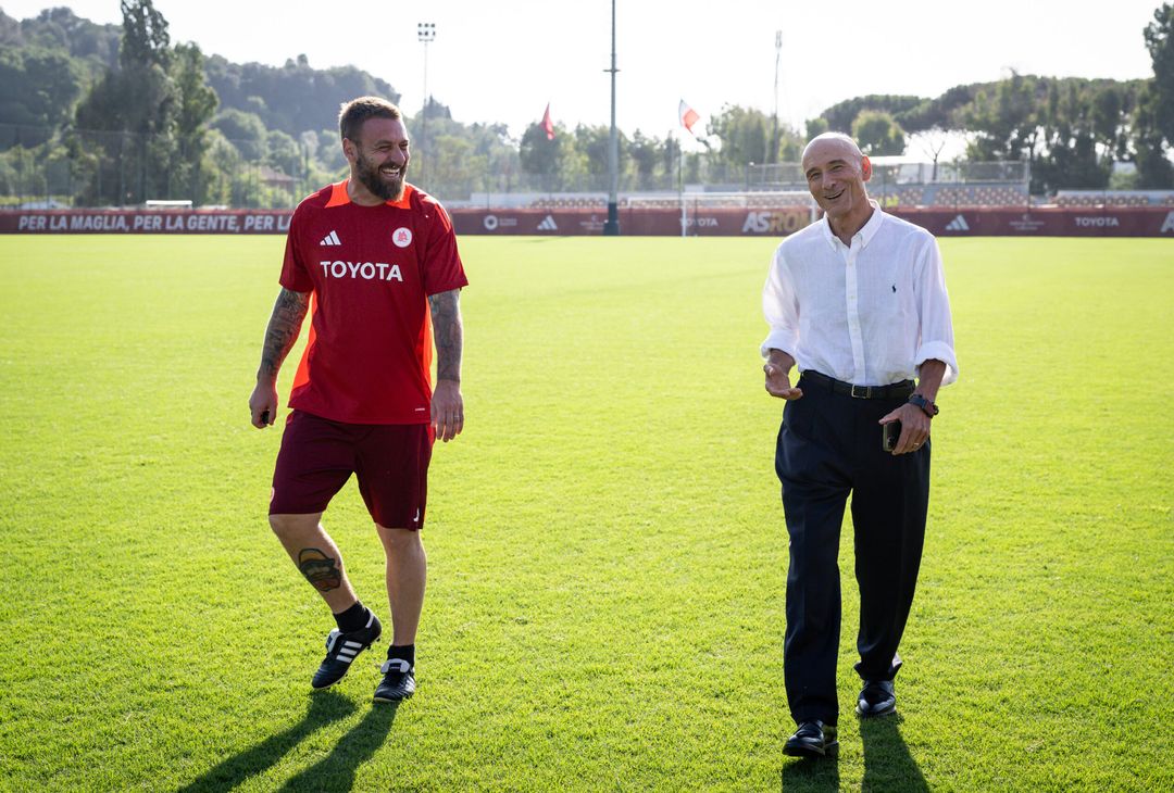 Roma, a Trigoria ritmo alto e la visita di Rocca – FOTO GALLERY - immagine 4