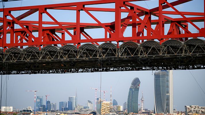 MILAN, ITALY - SEPTEMBER 21: General view inside the stadium ahead of the Serie A match between FC Internazionale and US Sassuolo Calcio at Giuseppe Meazza Stadium on September 21, 2025 in Milan, Italy. (Photo by Mattia Pistoia - Inter/Inter via Getty Images) San Siro