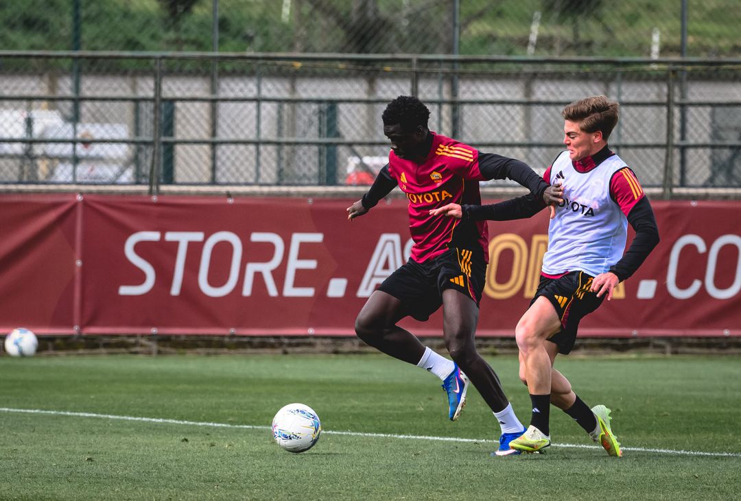 Verso Inter-Roma: l’allenamento dei giallorossi, c’è Soulé – FOTO GALLERY - immagine 7