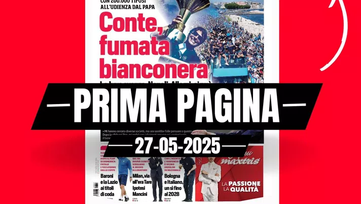 Prima pagina Corriere dello Sport: 'Milan, via all'era Tare. Ipotesi Mancini'