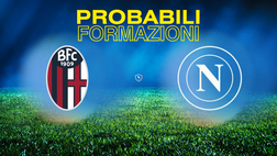 Bologna-Napoli, le probabili formazioni: la scelta sul modulo. Un ballottaggio per Conte