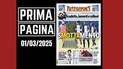 Prima pagina Tuttosport: “Casting ‘Made in Italy’ per il dopo Conceicao”