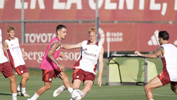 VIDEO – L’allenamento della Roma e le indicazioni di De Rossi: Le Fée in campo