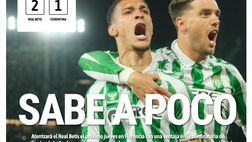 Estadio Deportivo: “2-1 che sa di poco. Il Betis meritava di più”