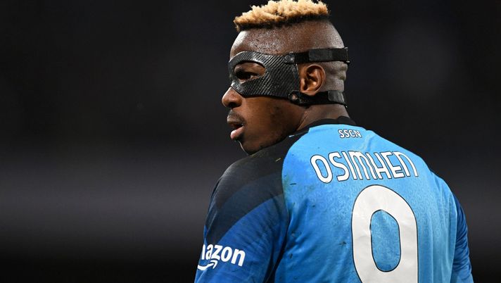 (Photo by Francesco Pecoraro/Getty Images) osimhen mbappé