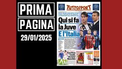 Prima pagina Tuttosport: Inter, Milan e Atalanta, ottavi vicini