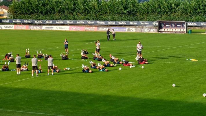 Dimaro day 2, seduta pomeridiana: lavoro tecnico-tattico di Conte Dimaro day 2, seduta pomeridiana: lavoro tecnico-tattico di Conte - immagine 1