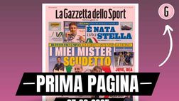 Prima pagina Gazzetta dello Sport: Buffon su Allegri, Conte e Milan-Napoli