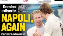 Il Napoli sui media: le prime pagine dei quotidiani di oggi