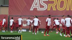 VIDEO – Trigoria, la rifinitura della Roma in vista del Braga