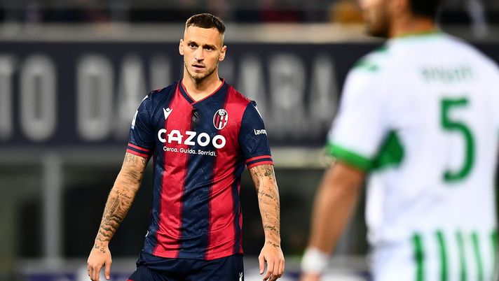 BOLOGNA, ITALY - NOVEMBER 12: Marko Arnautovic of Bologna FC reacts during the Serie A match between Bologna FC and US Sassuolo at Stadio Renato Dall'Ara on November 12, 2022 in Bologna, Italy. (Photo by Alessandro Sabattini/Getty Images) Casini: “Arnautovic? Non è Ronaldo. Per l’Europa…”- immagine 1