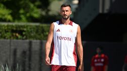 Roma, allenamento a tre giorni dalla Juve: c’è Cristante. Out Bove e Abraham