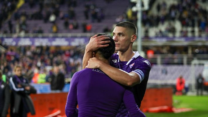 GERMOGLI PH: 12 NOVEMBRE 2023 FIRENZE STADIO ARTEMIO FRANCHI SERIE A FIORENTINA VS BOLOGNA NELLA FOTO MILENKOVIC Milenkovic fissa l’obiettivo: “Vogliamo vincere la Conference League” - immagine 1