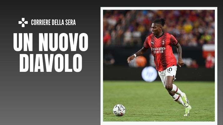 Rafael Leao AC Milan amichevole Milan-Barcellona 0-1 precampionato 2023-2024