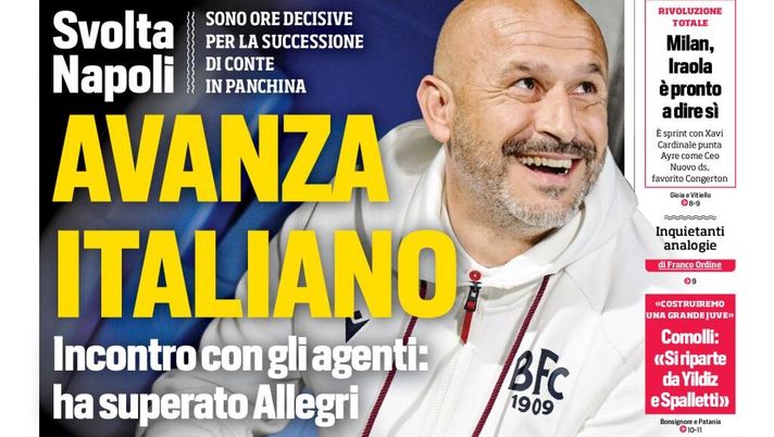 Prime pagine giornali sportivi oggi: il Napoli sui media - immagine 1