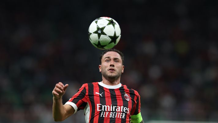 Davide Calabria AC Milan Milan-Liverpool 1-3 Champions League 2024-2025