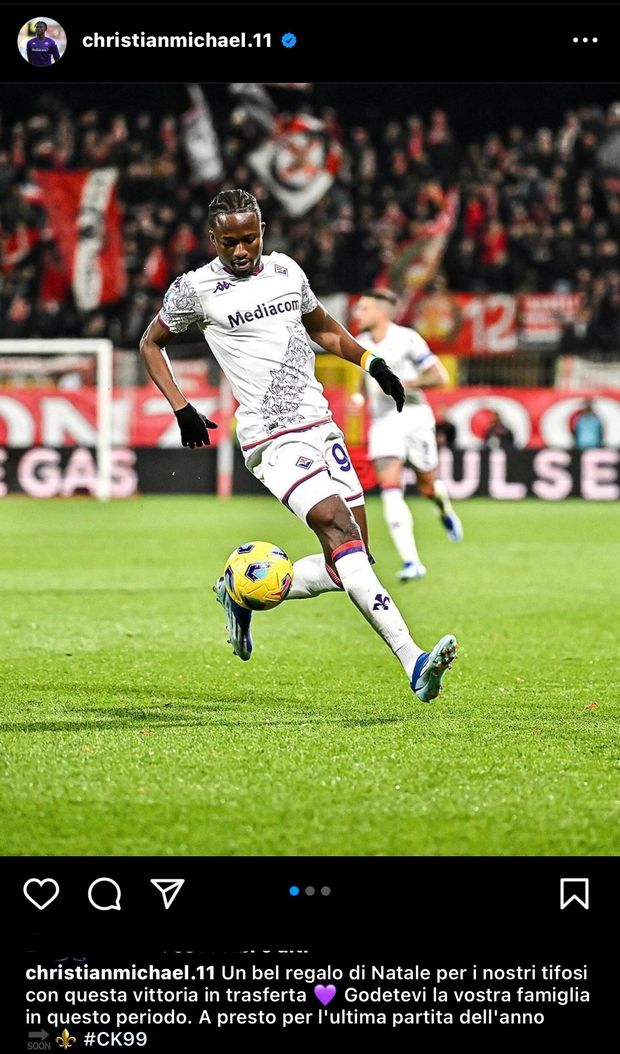 Kouamé felice sui social: “Ieri il regalo più bello per i tifosi”- immagine 2