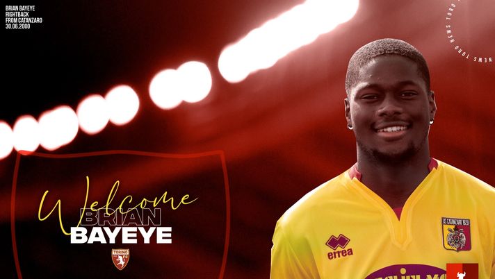 UFFICIALE – Brian Bayeye è un nuovo calciatore del Torino - immagine 1