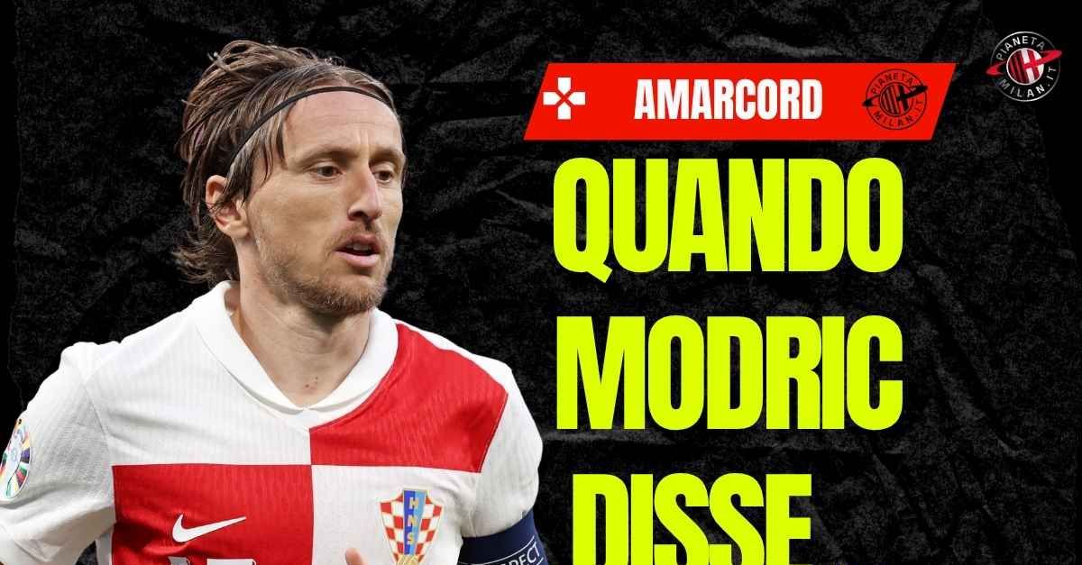 quando modric disse mi immaginavo calciatore del milan su boban …