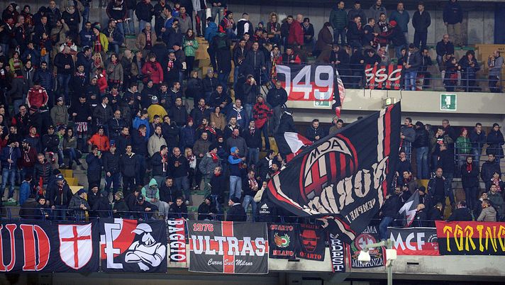 Milanisti, in 546 in curva Nord - immagine 1