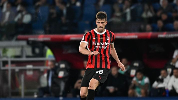 Matteo Gabbia AC Milan Milan-Bologna 0-1 finale Coppa Italia 2024-2025