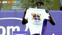 VIDEO Fiorentina Primavera, Sene segna e fa una dedica da brividi a Joe Barone