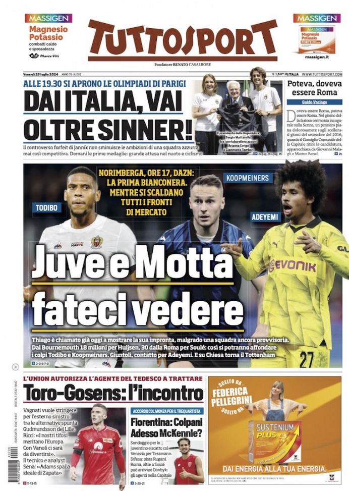 EDICOLA TS – Toro-Gosens, l’incontro: l’Union autorizza l’agente del tedesco a trattare - immagine 1