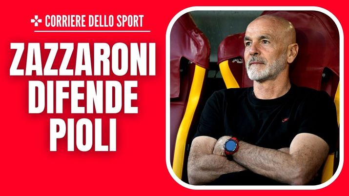 Stefano Pioli AC Milan Roma-Milan 2-1 Europa League 2023-2024