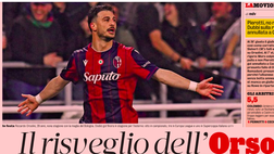 Il Bologna torna al successo in casa: le aperture dei giornali