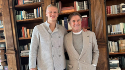 Guarda chi c’è, Haaland ospite da Brunello Cucinelli: ecco la foto social