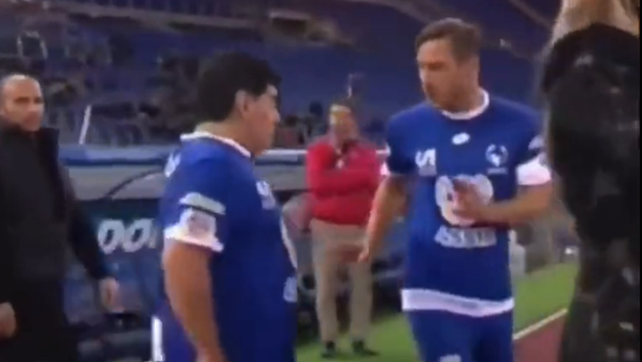 VIDEO Totti: “Maradona storia del calcio, non potevo prendere la fascia di capitano” VIDEO Totti: “Maradona storia del calcio, non potevo prendere la fascia di capitano” - immagine 1