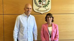 Ritiro Palermo, la Senatrice Bevilacqua in visita a Ronzone incontra il sindaco