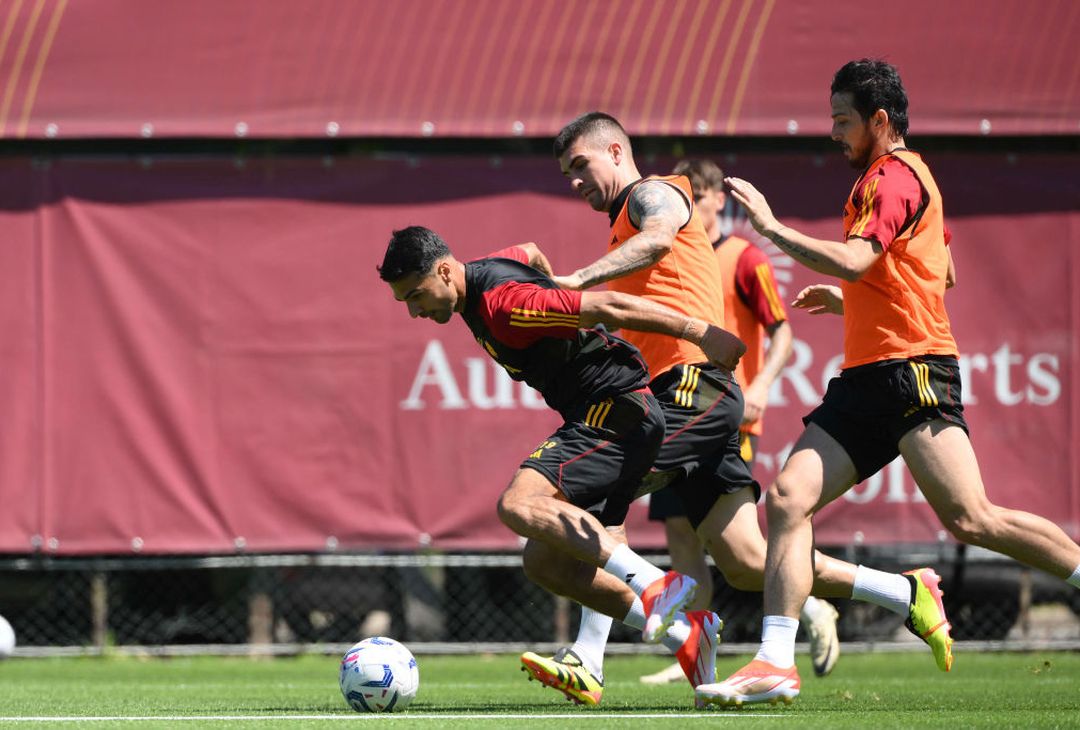 Trigoria, l’allenamento della Roma in vista del Genoa – FOTO GALLERY - immagine 18