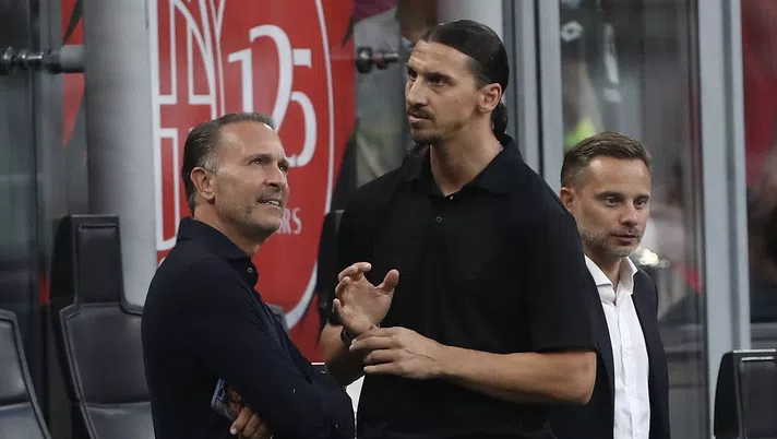 Cardinale Ibrahimovic AC Milan amichevole Milan-Monza 3-1 Trofeo Silvio Berlusconi 2024