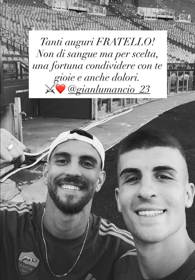 Compleanno Mancini, gli auguri di Pellegrini: “Fratello non di sangue, ma per scelta”- immagine 2