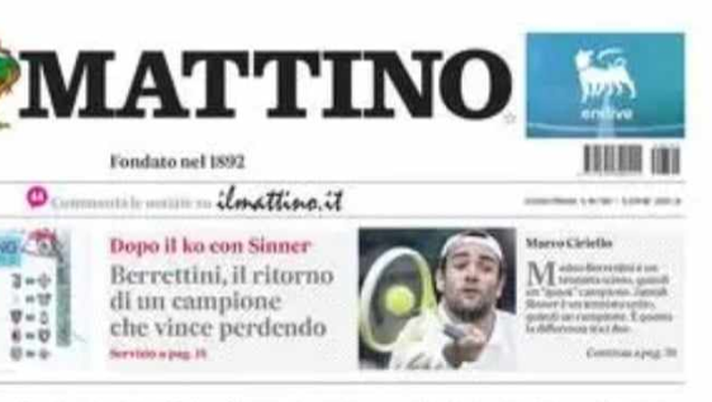PRIMA PAGINA IL MATTINO OGGI: “Diego, il mito non tramonta” - immagine 1