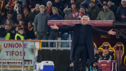 Mou in silenzio. L’ira di José contro l’arbitro, poi si frena per la Roma