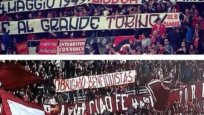 Benfica-Torino: i cimeli storici entrano in campo - immagine 1