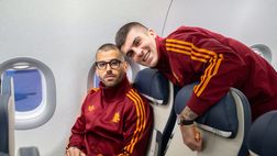 Roma arrivata a Bologna: out Aouar. Ok Mancini e Spinazzola