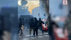 VIDEO Bologna-Roma, scontri tentati tra ultras: tre poliziotti contusi