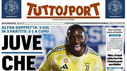 PRIMA PAGINA TUTTOSPORT OGGI: “Juve, che Kolo”