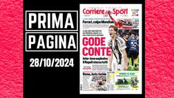 Prima pagina Corriere dello Sport: “Inter-Juventus esplosiva: gode Conte”