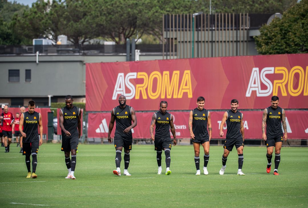 Roma, l’allenamento a Trigoria a due giorni dall’Empoli – FOTO GALLERY - immagine 31