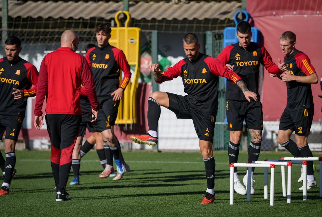 Trigoria, l’allenamento alla vigilia di Bologna-Roma – FOTO GALLERY - immagine 23