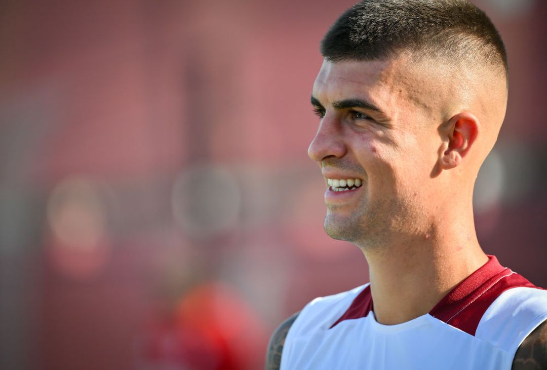 Trigoria, Dovbyk nel primo allenamento con i nuovi compagni – FOTO GALLERY - immagine 15